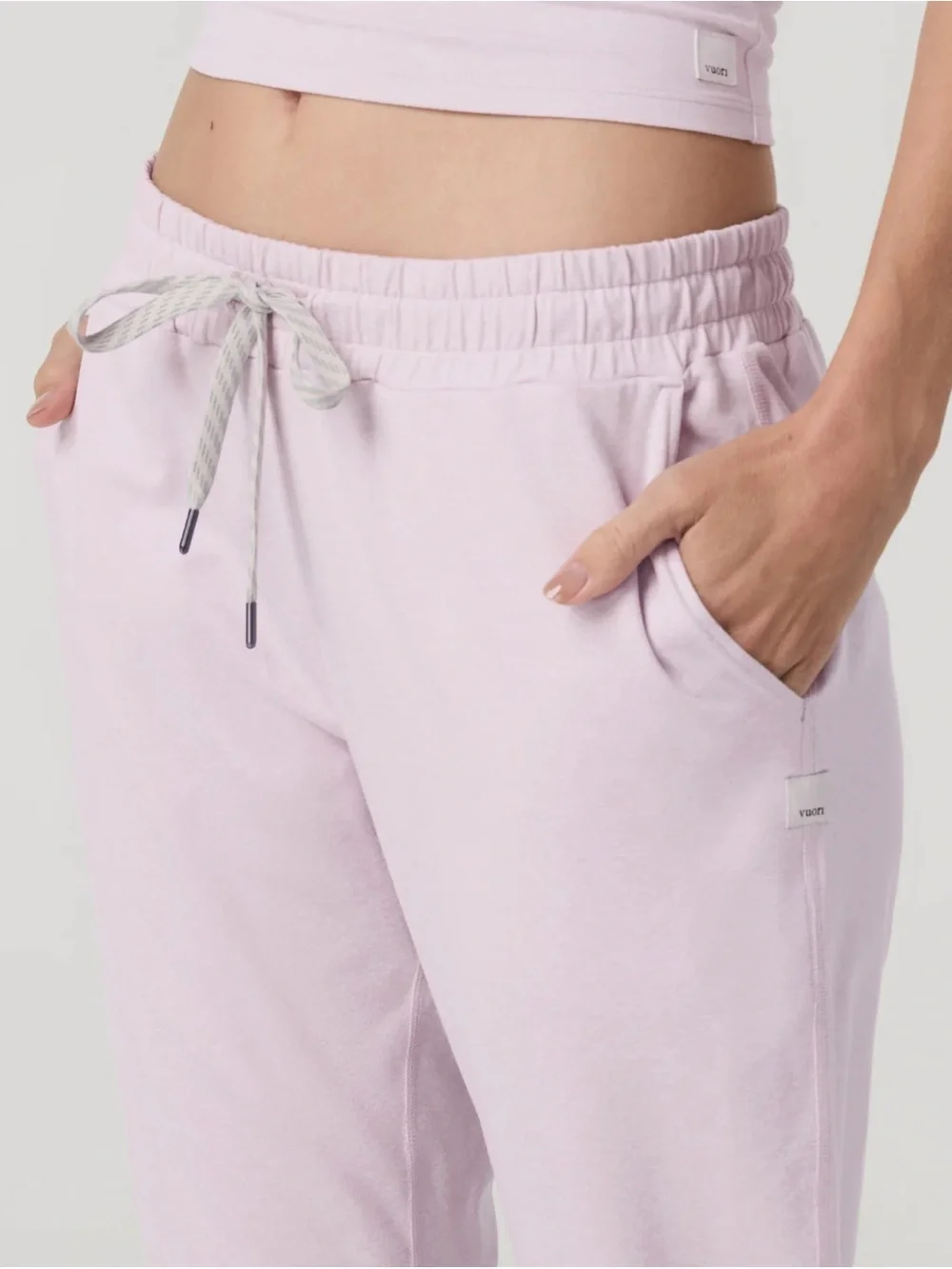 Vuori Performance Jogger in Pale Lavender - Picture 2 of 6